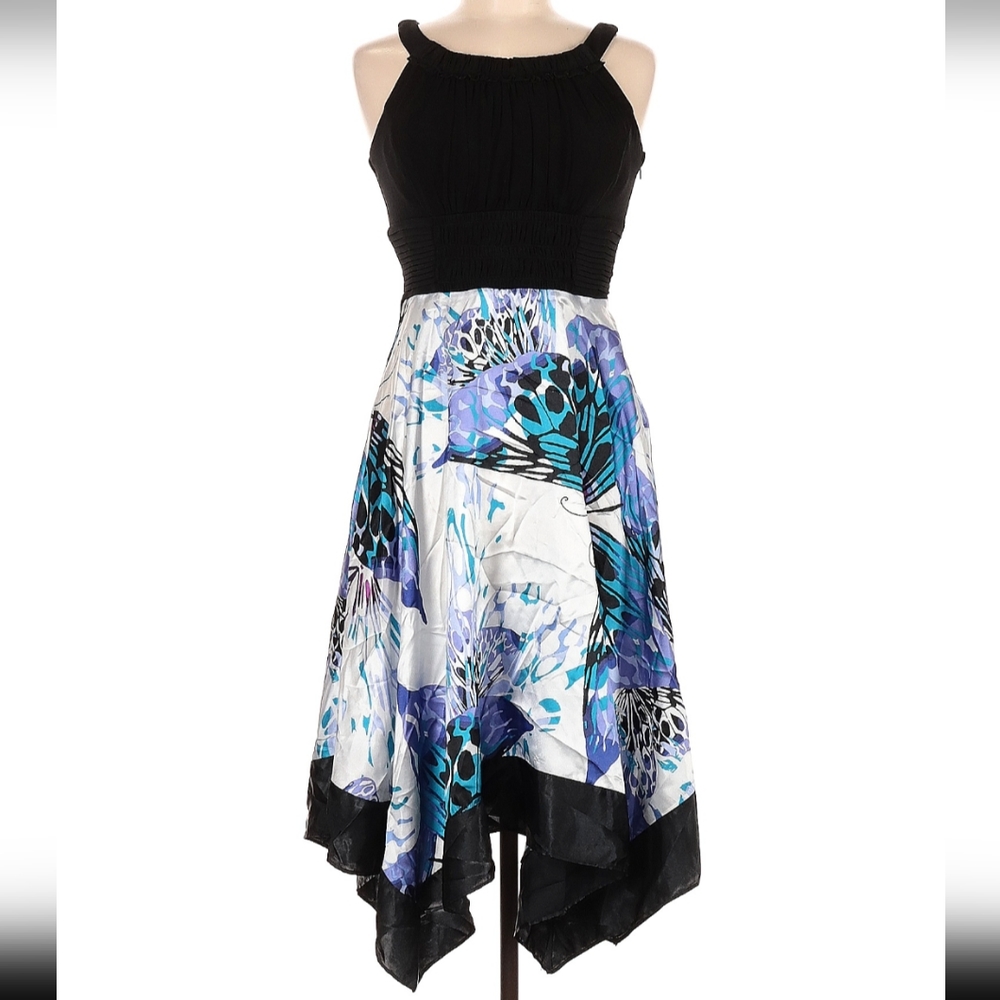 Sangria Floral Dress
